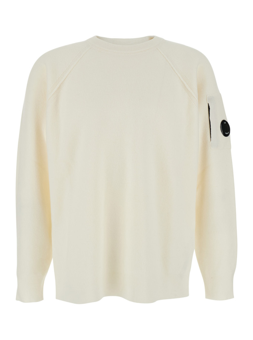 C. P. Company Knitwear Crew Neck In Lambswool Grs