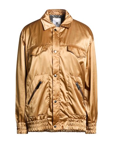 Woman Jacket Camel Size 4 Polyamide