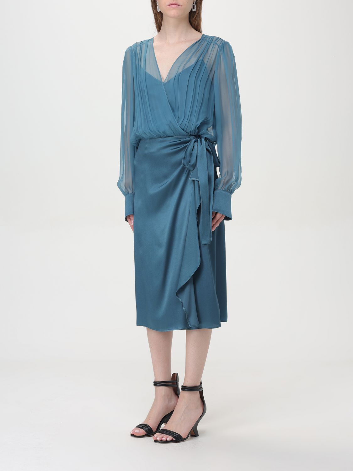 Dress Woman color Teal