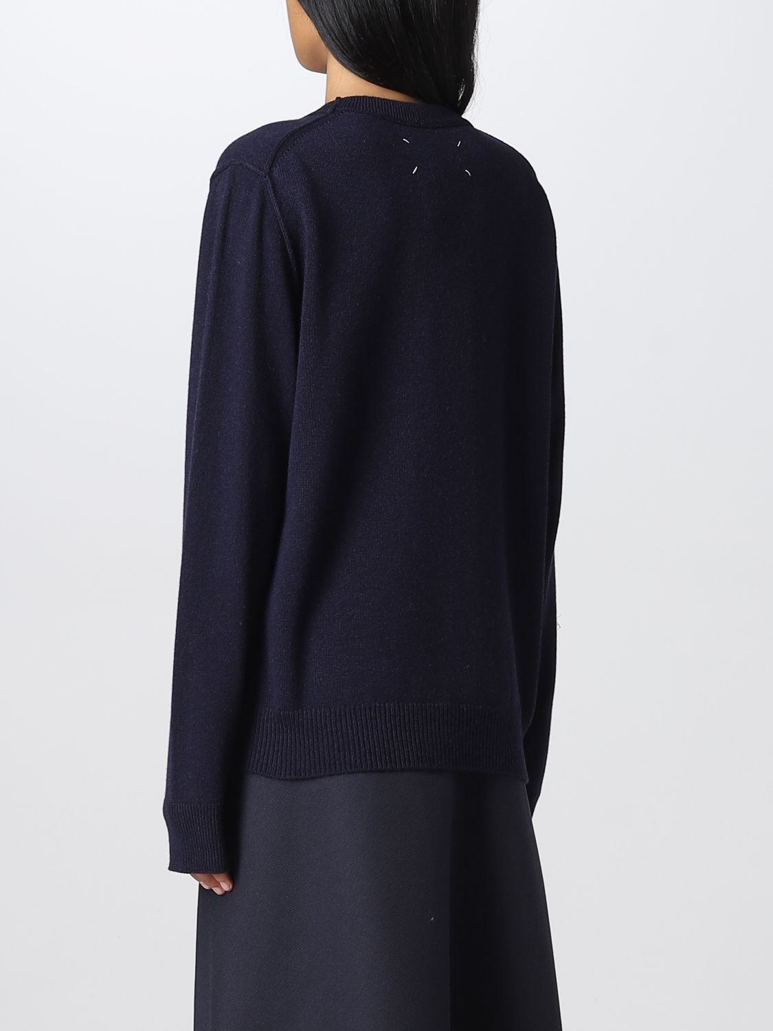 Crew-neck long-sleeve jumper