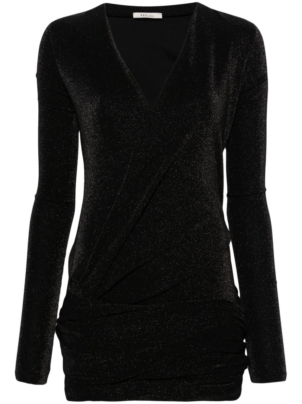 Ezri lurex minidress - Black