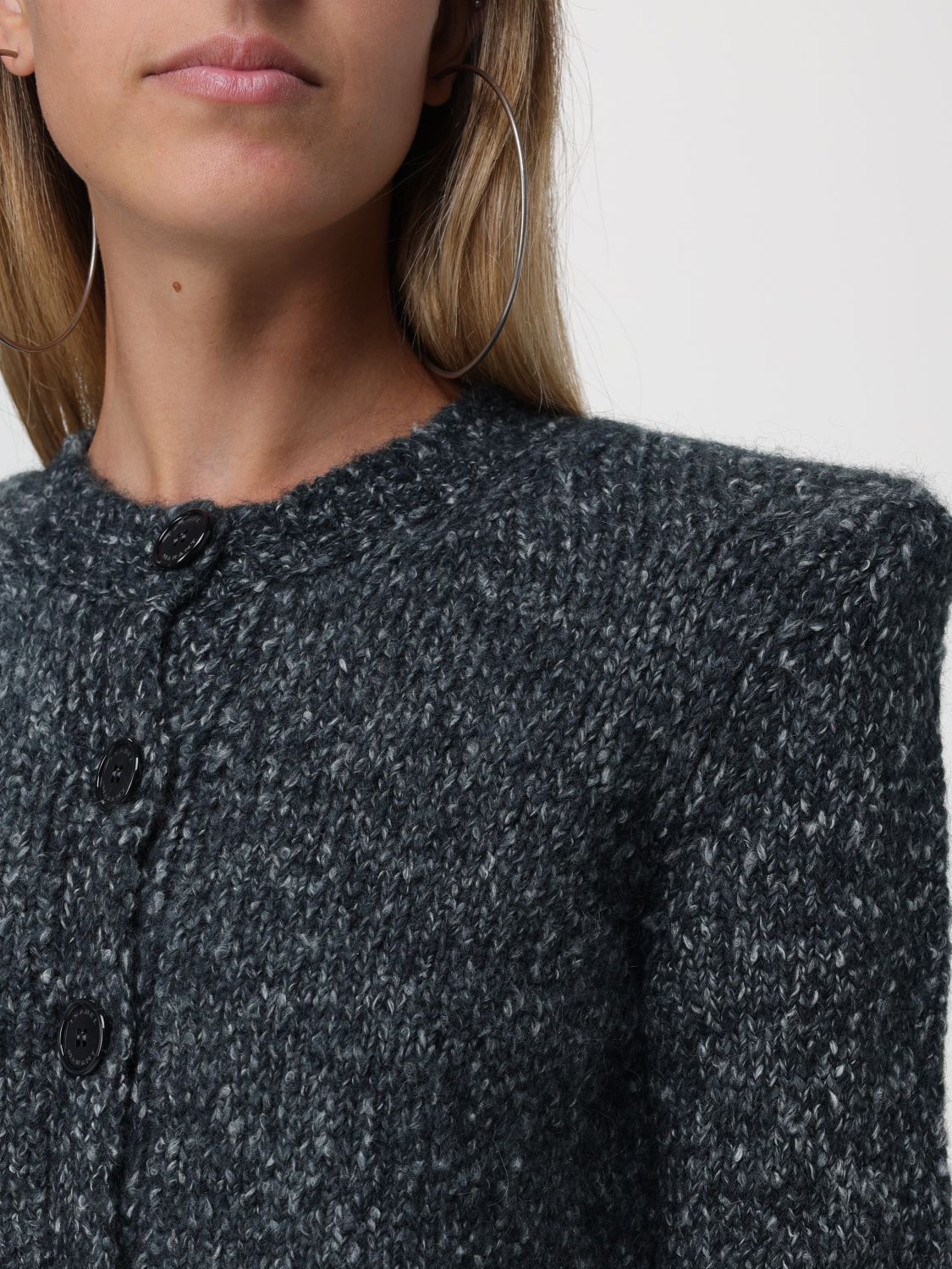 Kathlen cropped cardigan - Grey