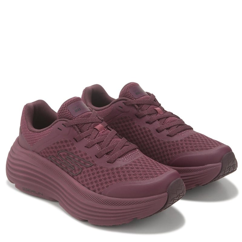 Women's Max Cushioning Endeavour Walking Shoes (Red)