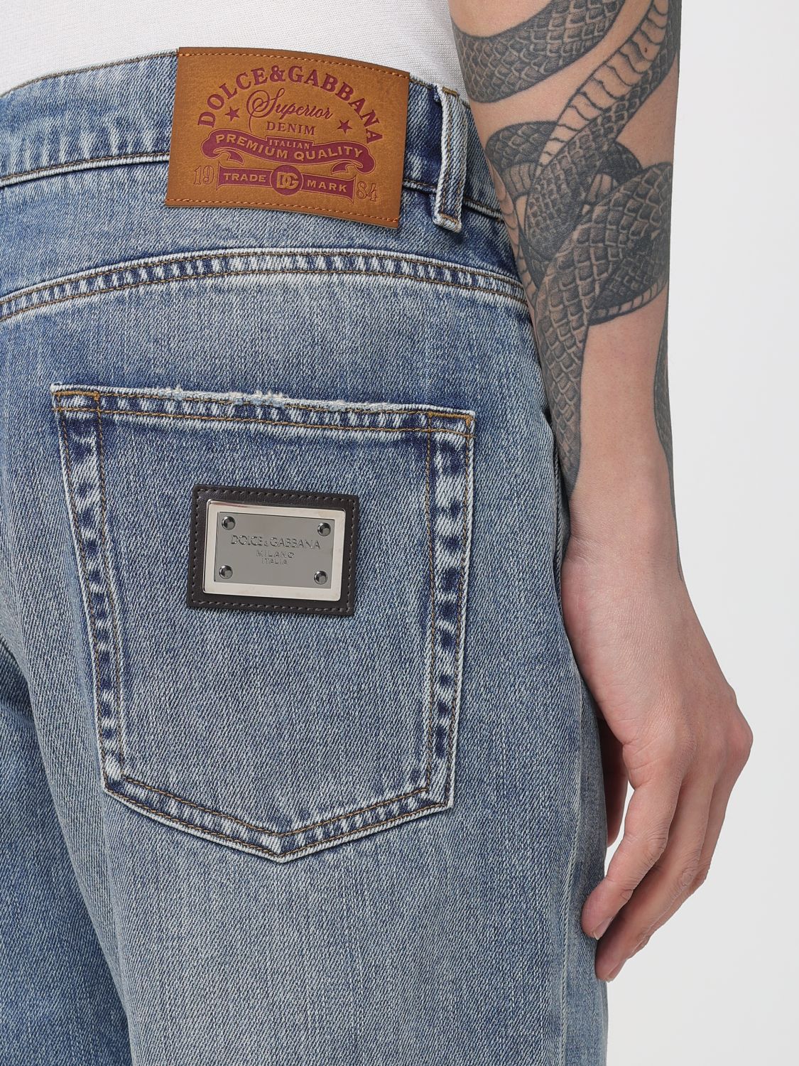 Jeans Men color Denim