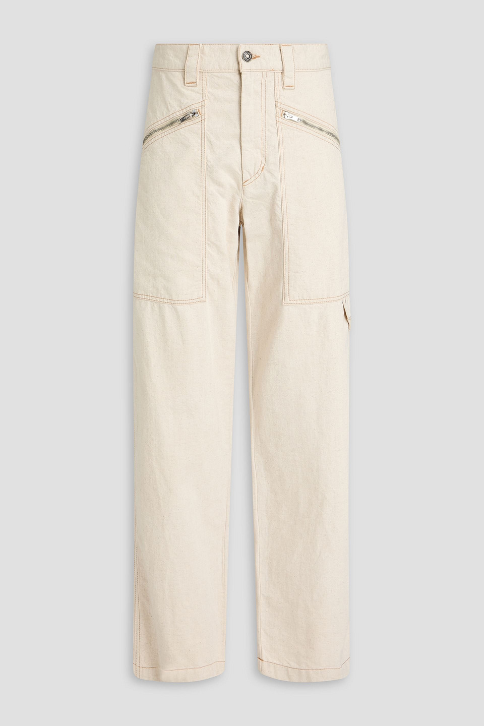 Percy cotton-blend pants - White - US 38