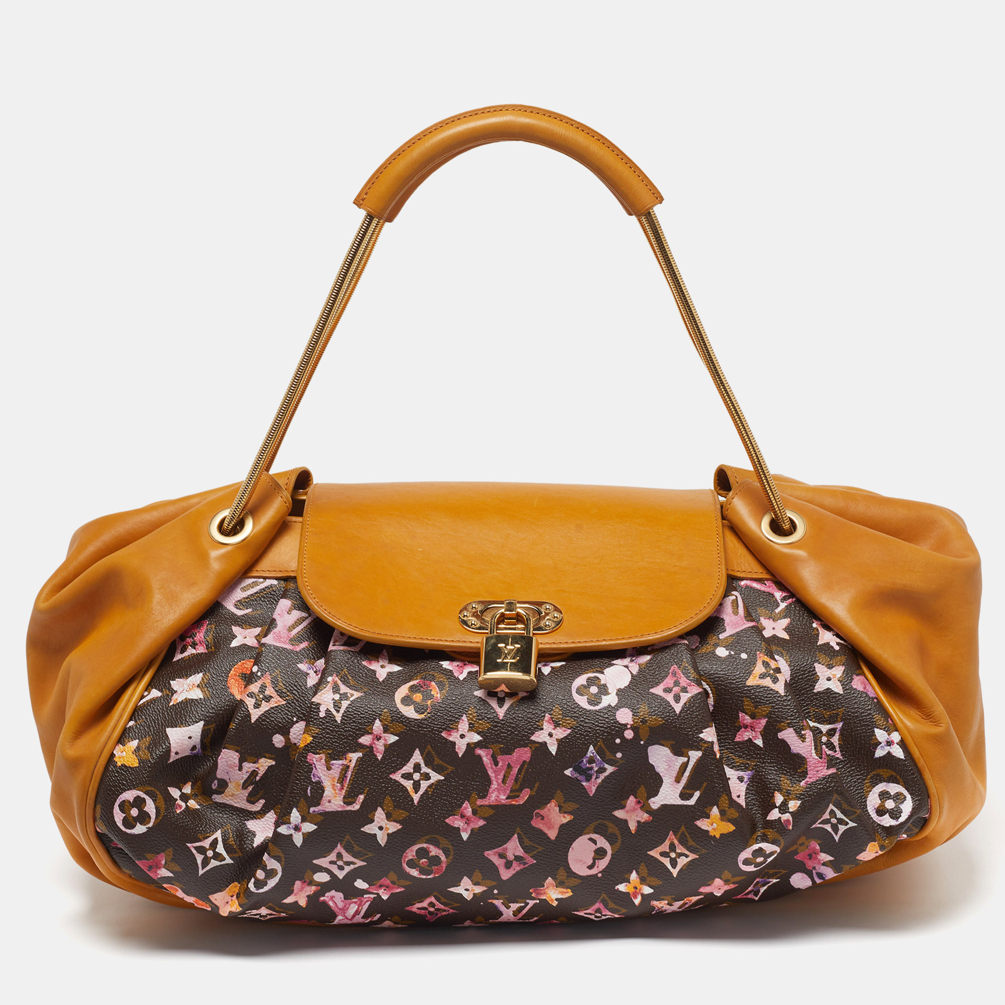 Louis Vuitton Aquarelle Jamais Limited Edition Richard Prince Monogram Watercolor Canvas Bag