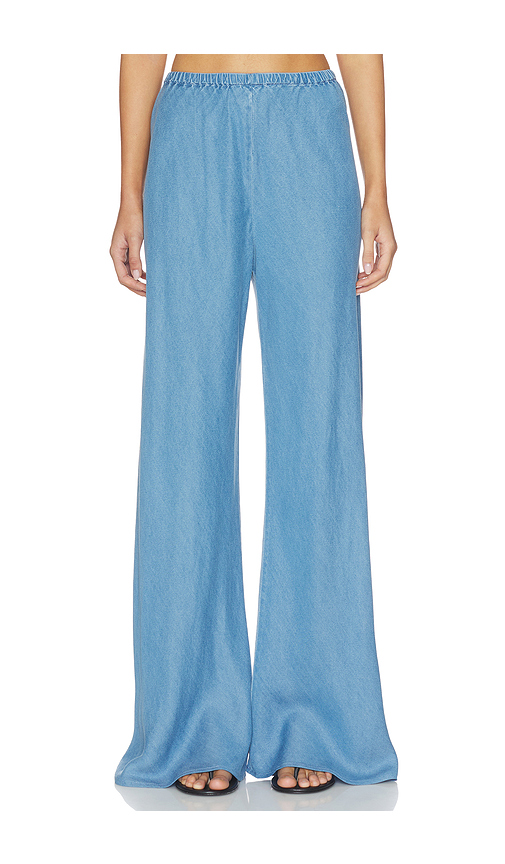 La Ligne Garment Dyed Colby Pants in Chambray. L also in S