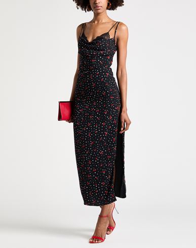 Des_phemmes Woman Maxi dress Black Size 6 Polyester