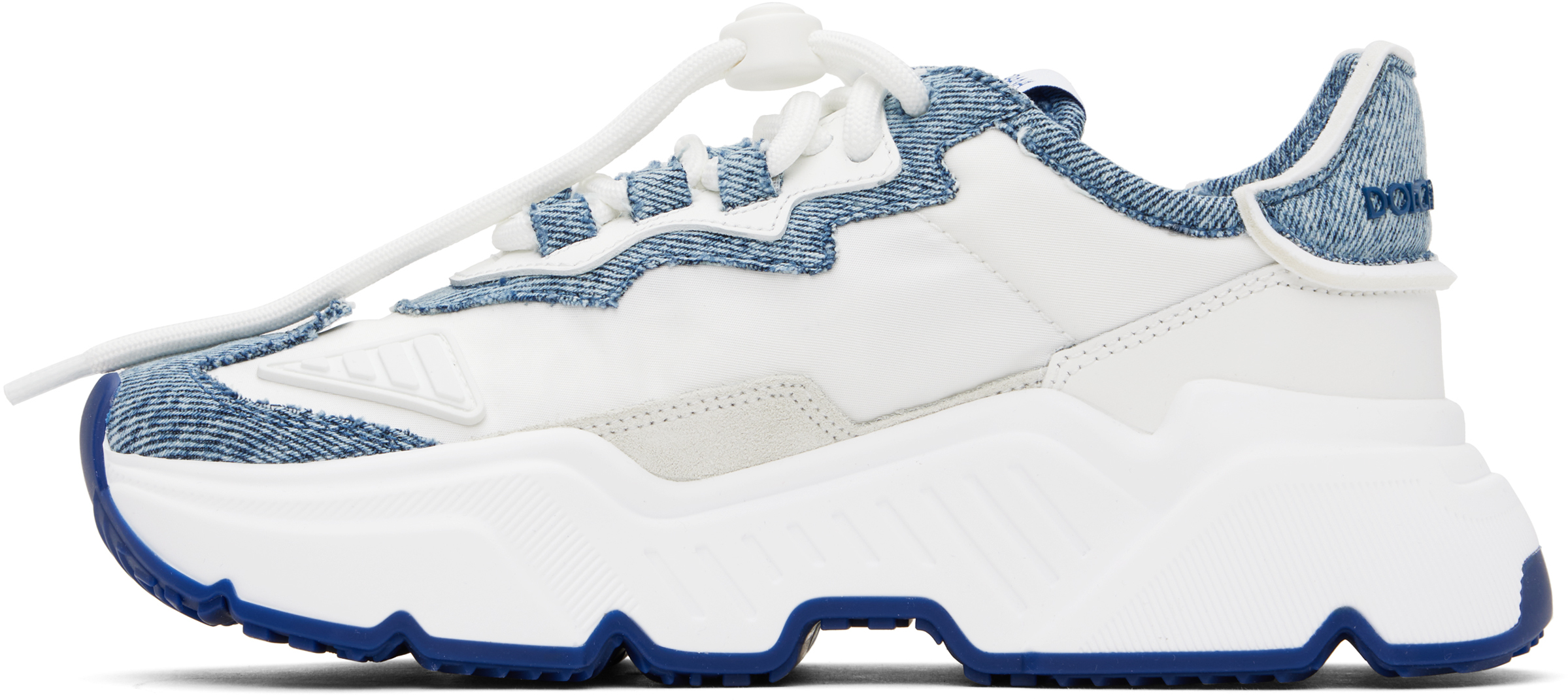 Dolce & Gabbana Blue & White Daymaster Sneakers