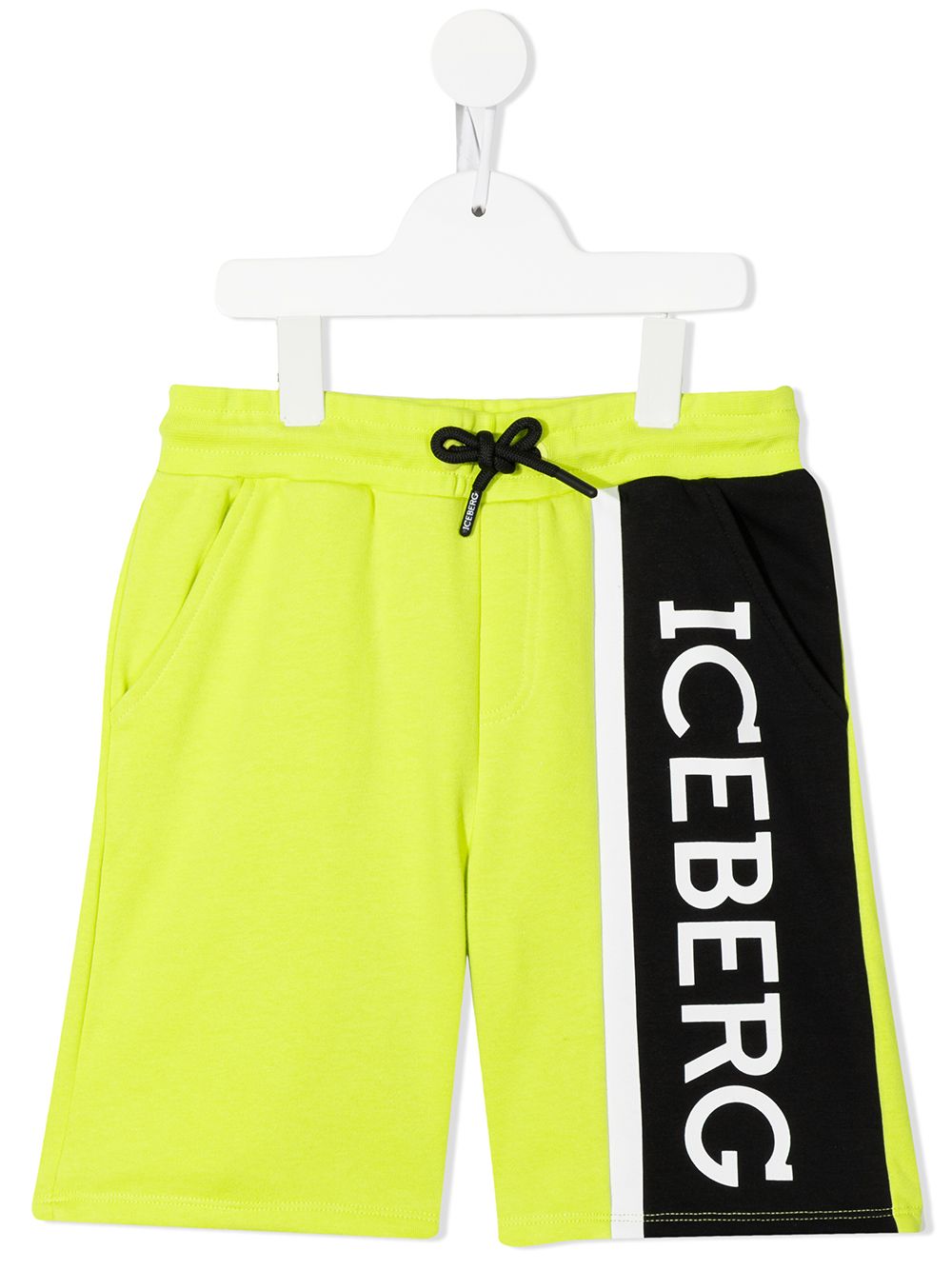 Logo-print shorts - Yellow