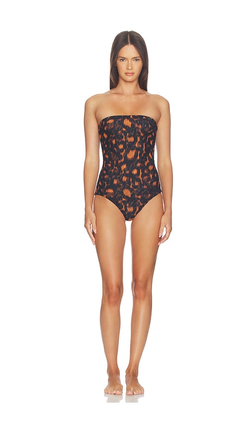 Eywasouls malibu Soleil Bandeau One Piece in Brown. - M also in L