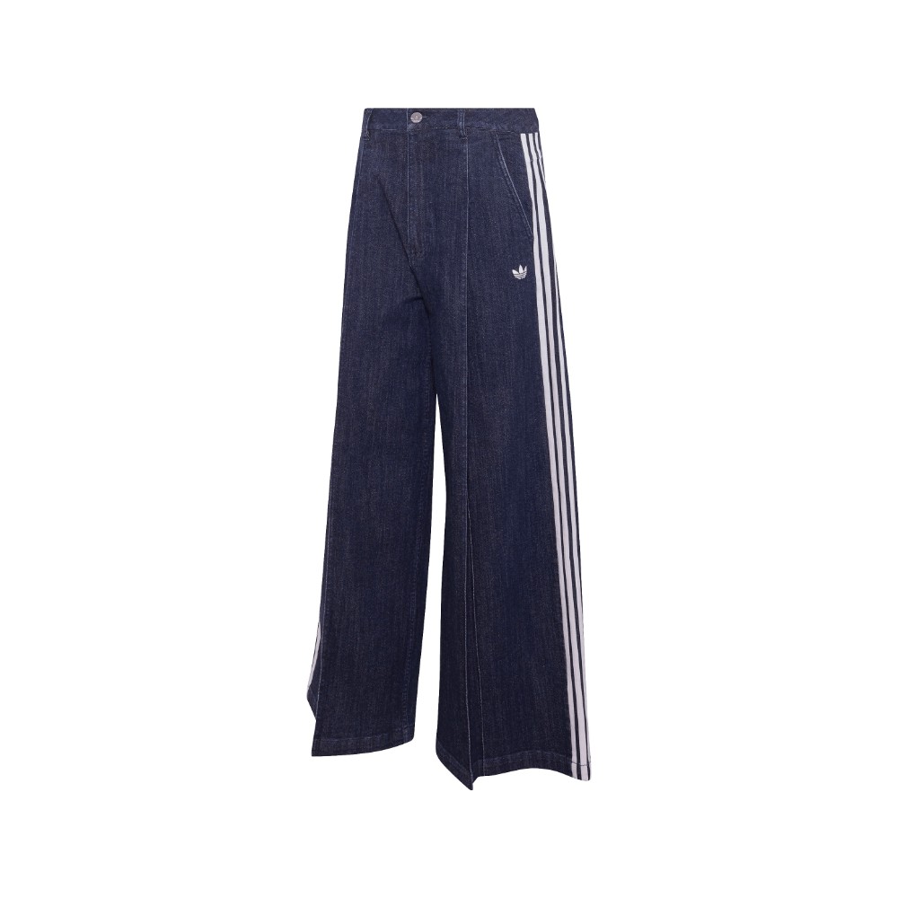 Badigirl Denim Pleats Wide Leg Pants