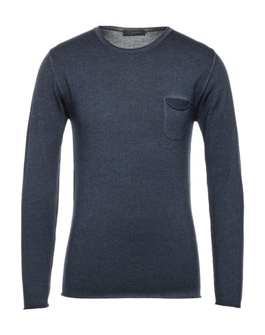 Man Sweater Midnight blue Size L Merino Wool