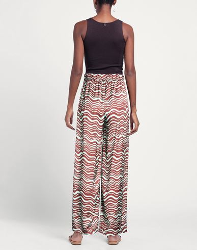 Première Dame Woman Pants Chocolate brown Size M Polyester