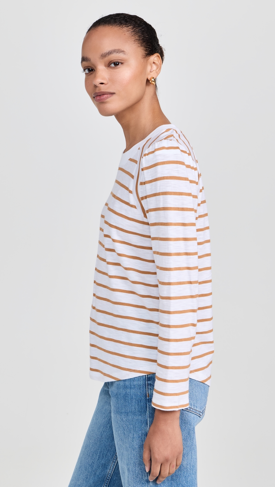 Mason Baseball Tee White Camel