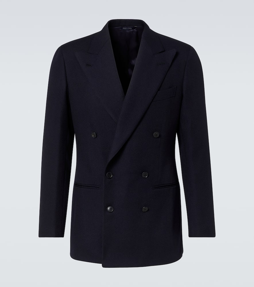 Wool twill blazer