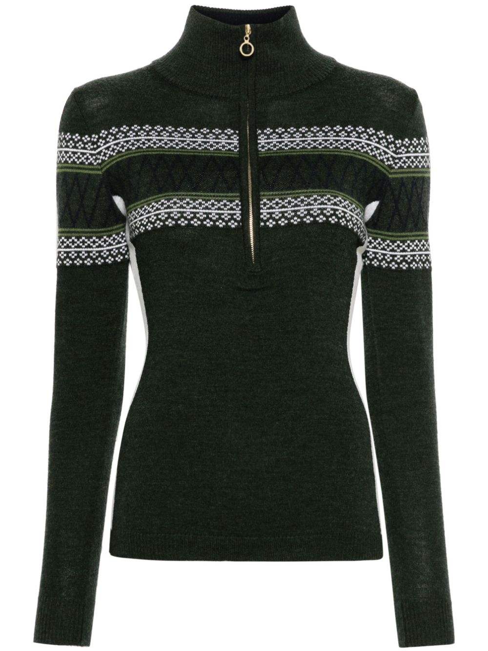 Zip-up sweater - Green