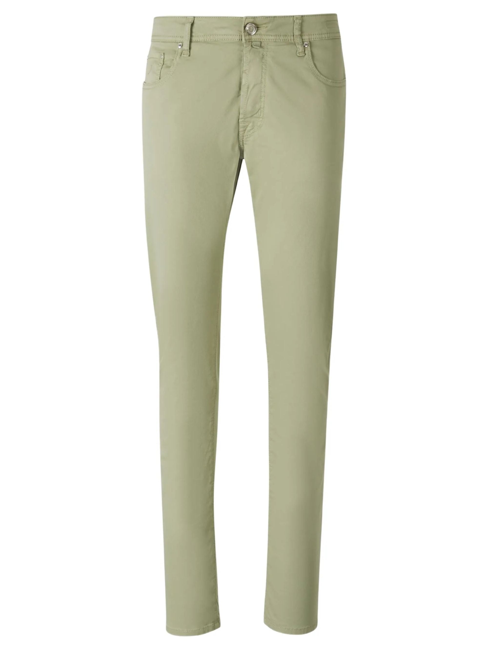 Slim Cut 5-Pocket Jeans with Embroidered Logo