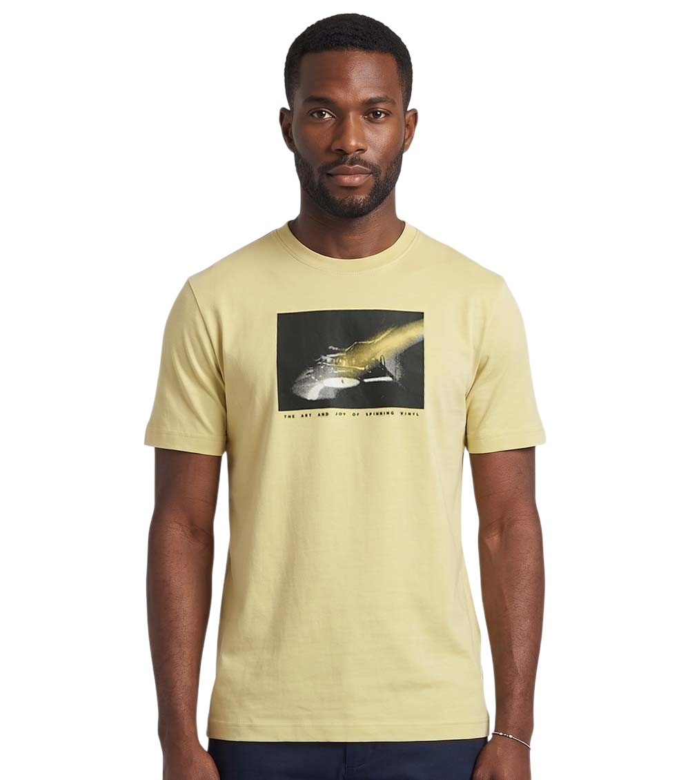 Beige Regular Graphic Shirts