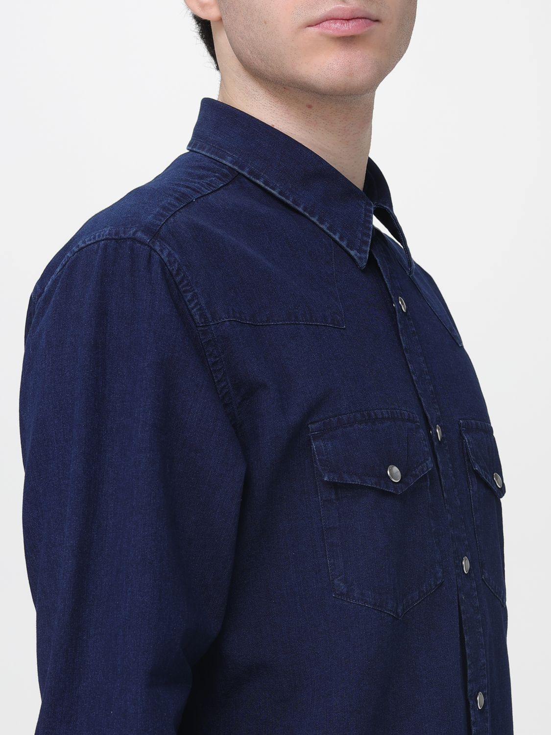 Shirt Men color Blue