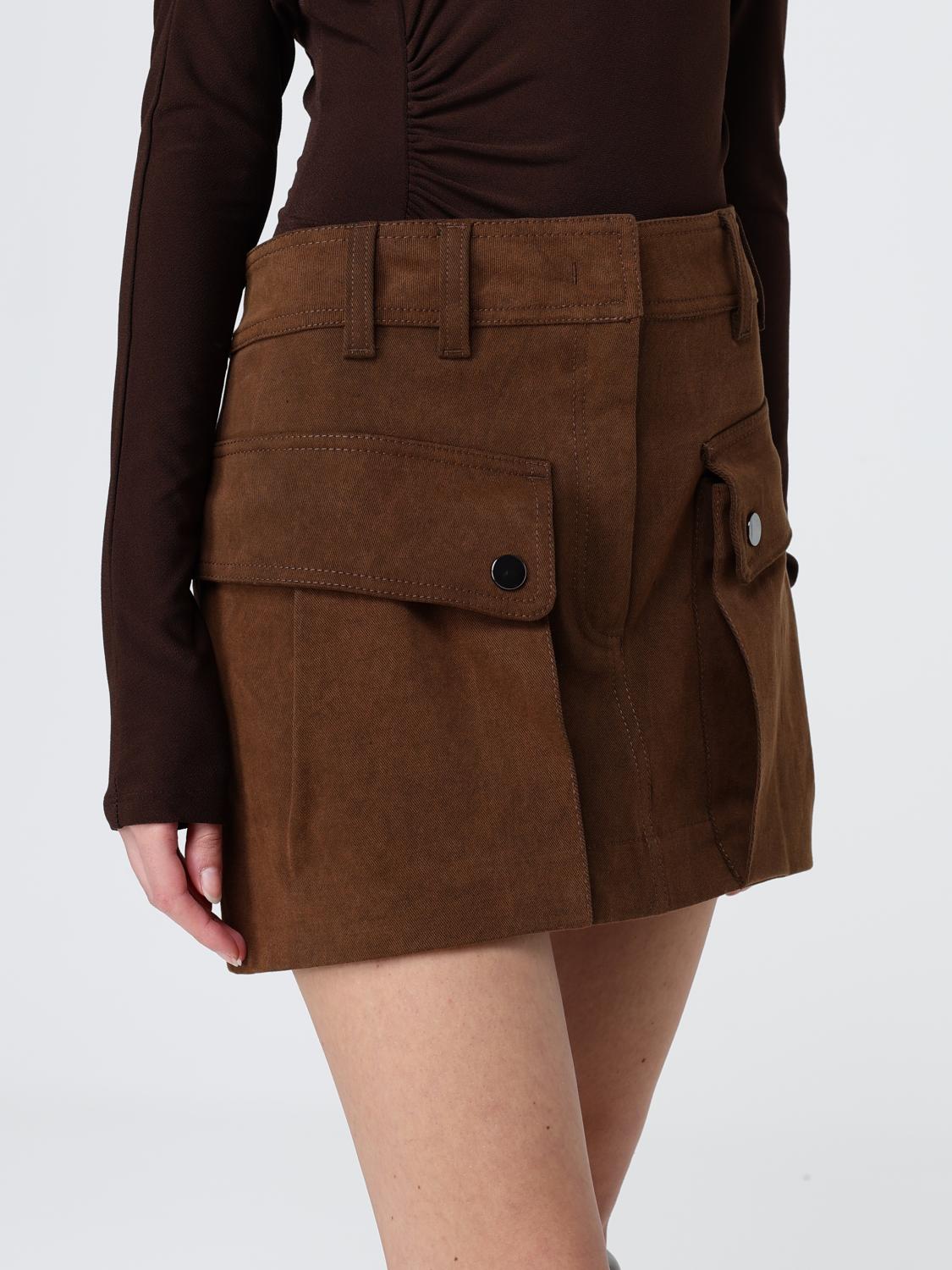 Skirt Woman color Brown