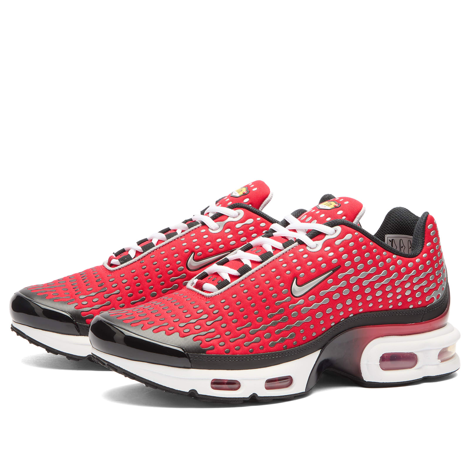 Men's Air Max Plus Vii Sneaker Univ Red/Metallic Silver