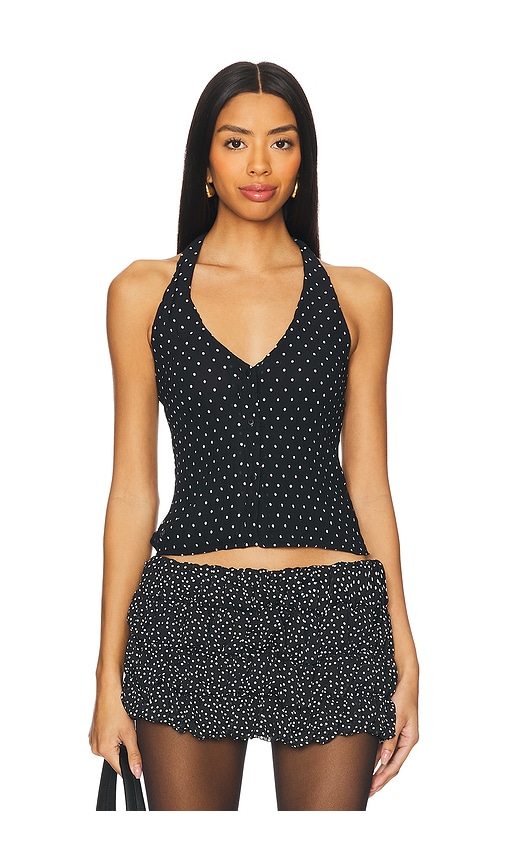 LIONESS Brat Halter Top in Black. -  XS also in L, M, S, XL