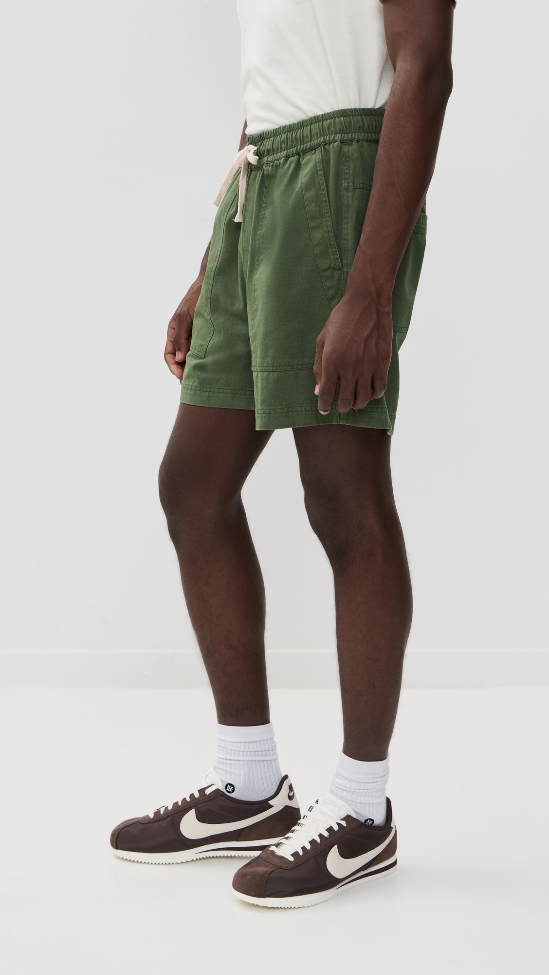 Twill Shorts Green