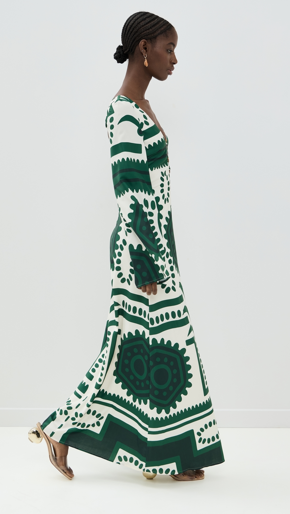 Caledeira Maxi Dress Green Multi