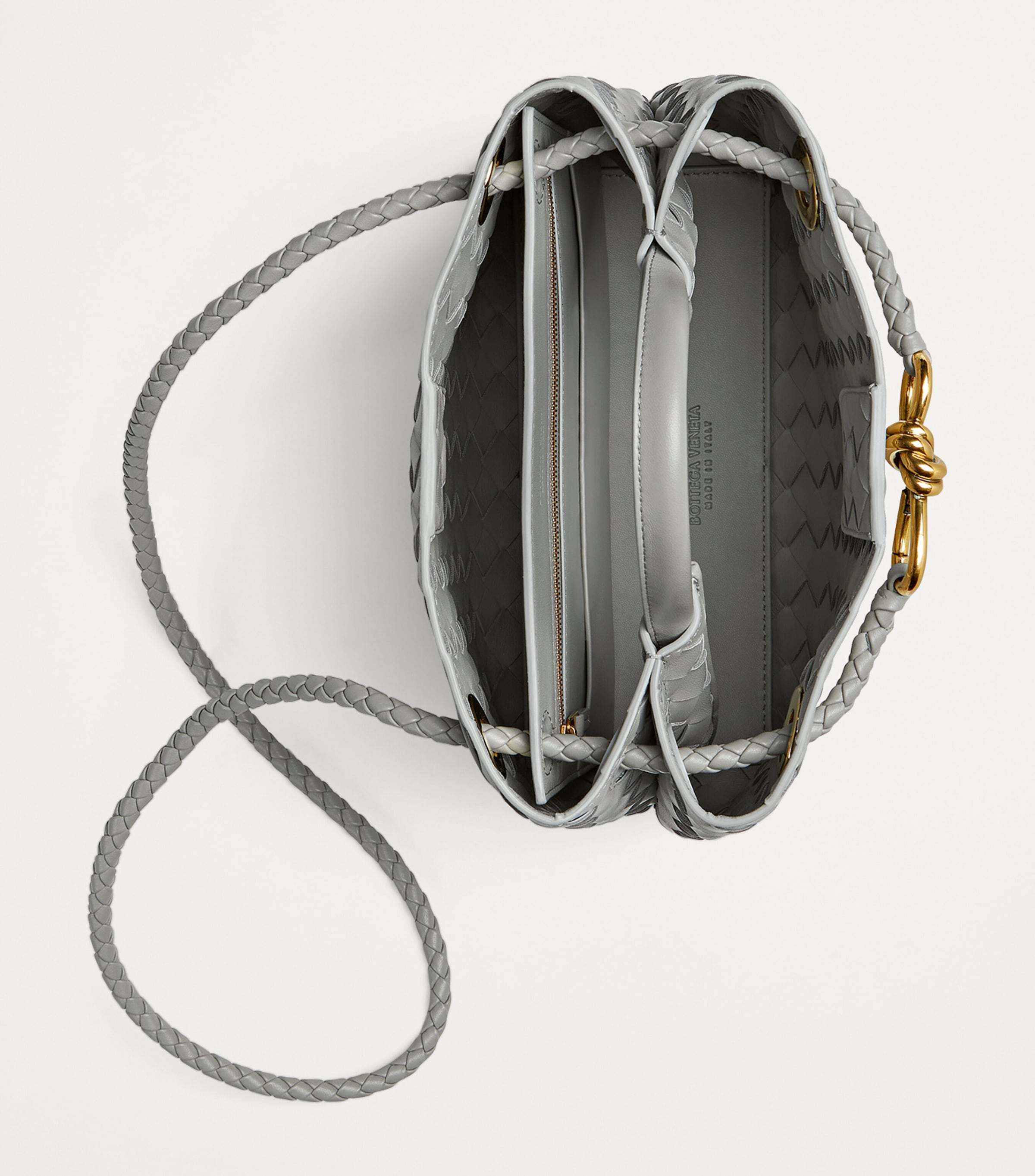보테가 베네타 여성 Small Leather Andiamo Cross-Body Bag 000000000007689264