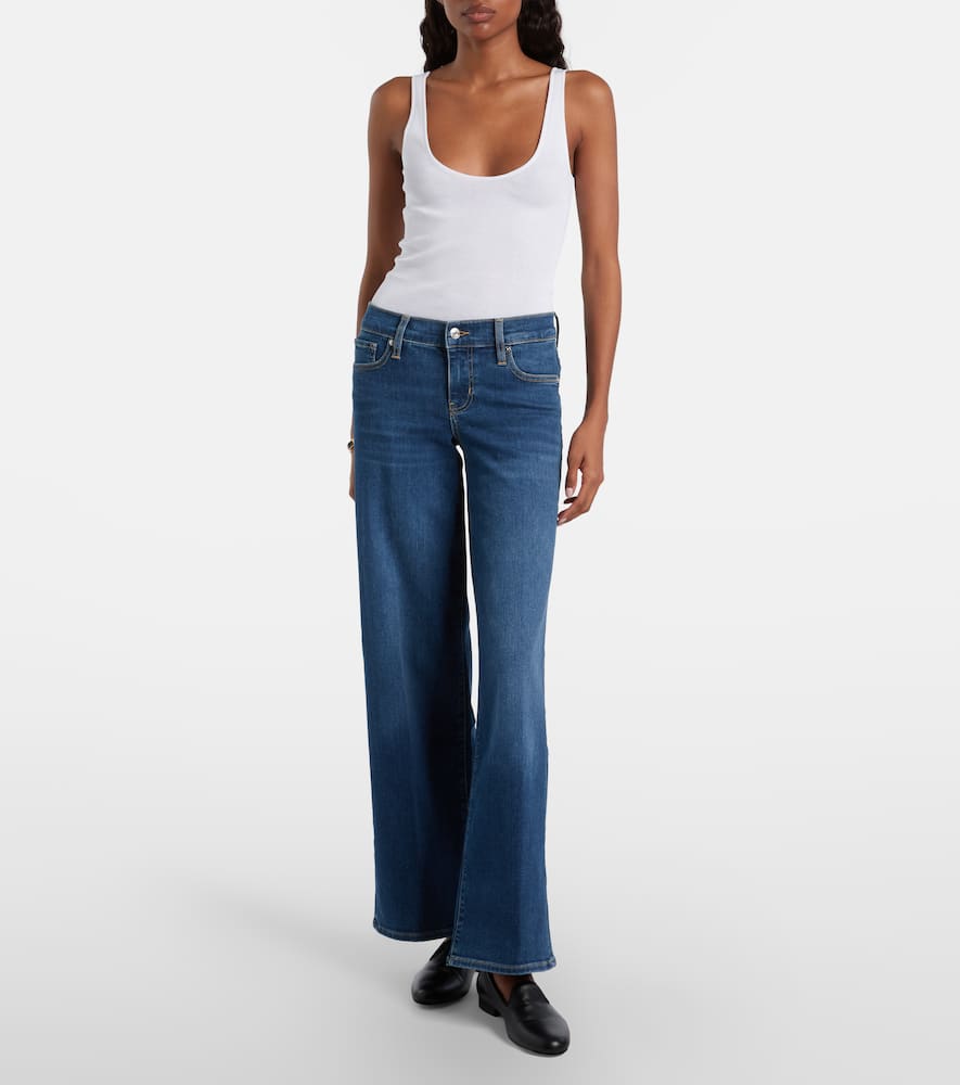 Le Slim Palazzo wide-leg jeans