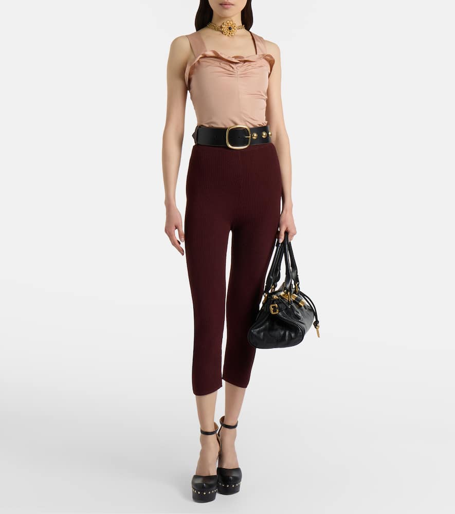 Chloé Knitted capri pants