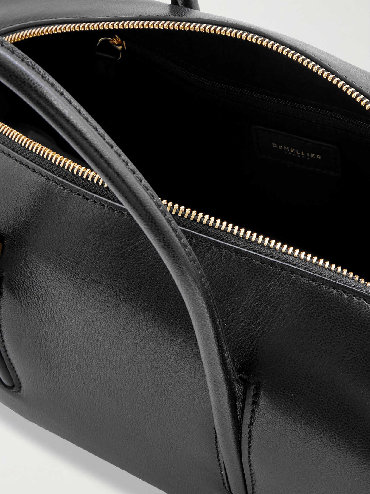 The Midi Stockholm Medium Textured-leather Tote Bag - Black