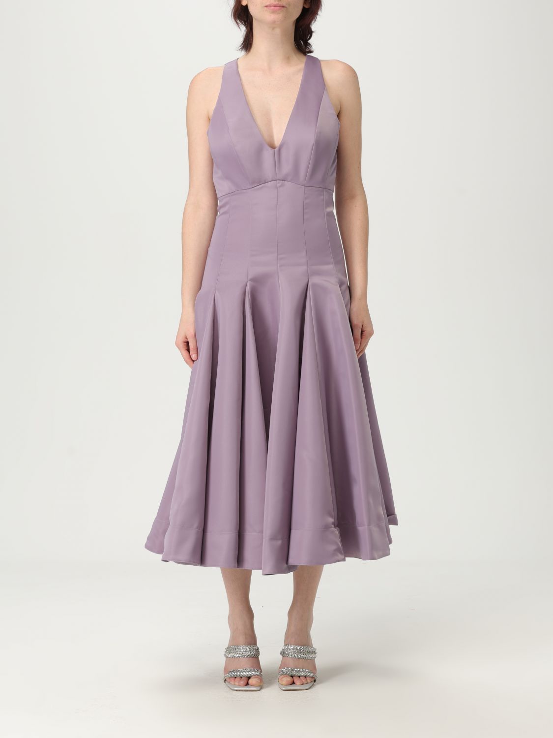 PINKO pleated midi dress
