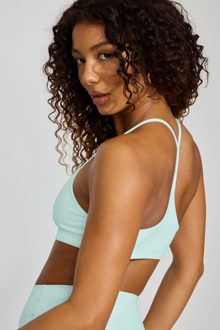 Active Y-Back Bra - Blue - Women Clothing