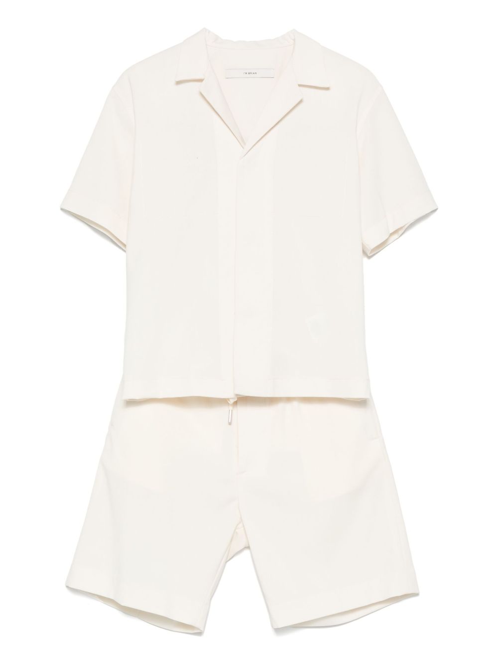 Drawstring-fastening shorts - Neutrals