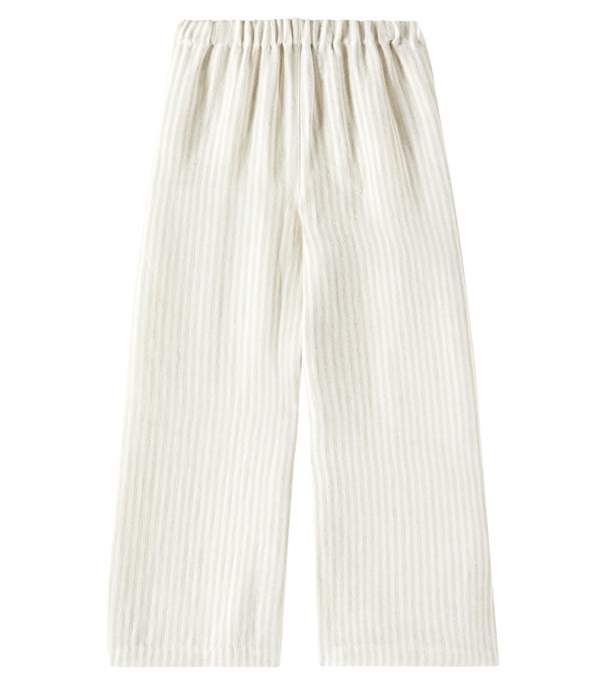 Striped linen pants
