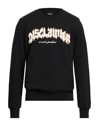 Man Sweatshirt Black Size L Cotton