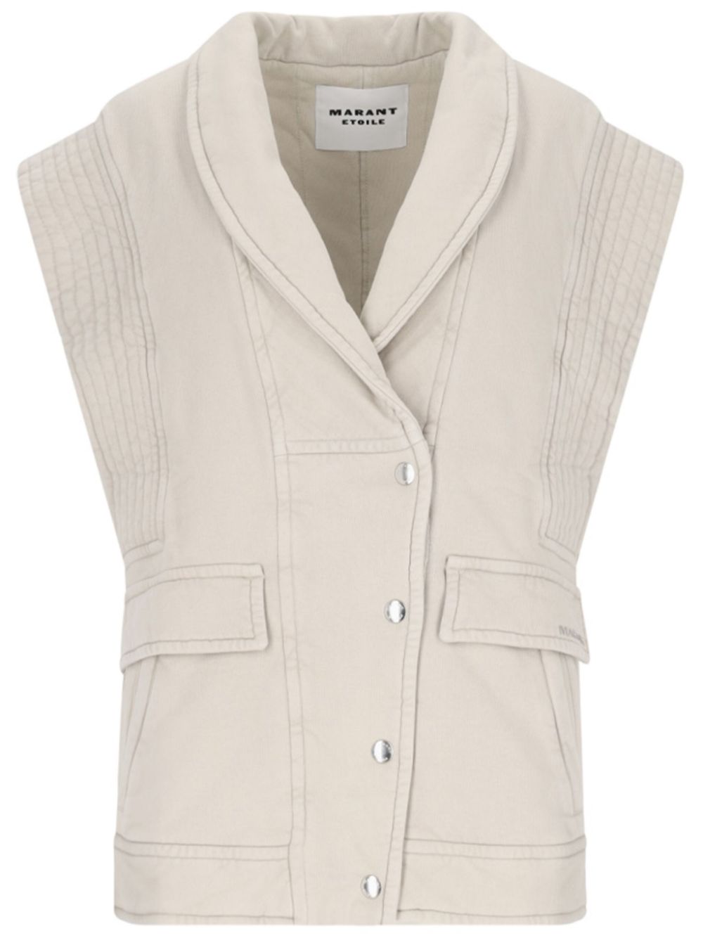 Cotton gilet - Neutrals