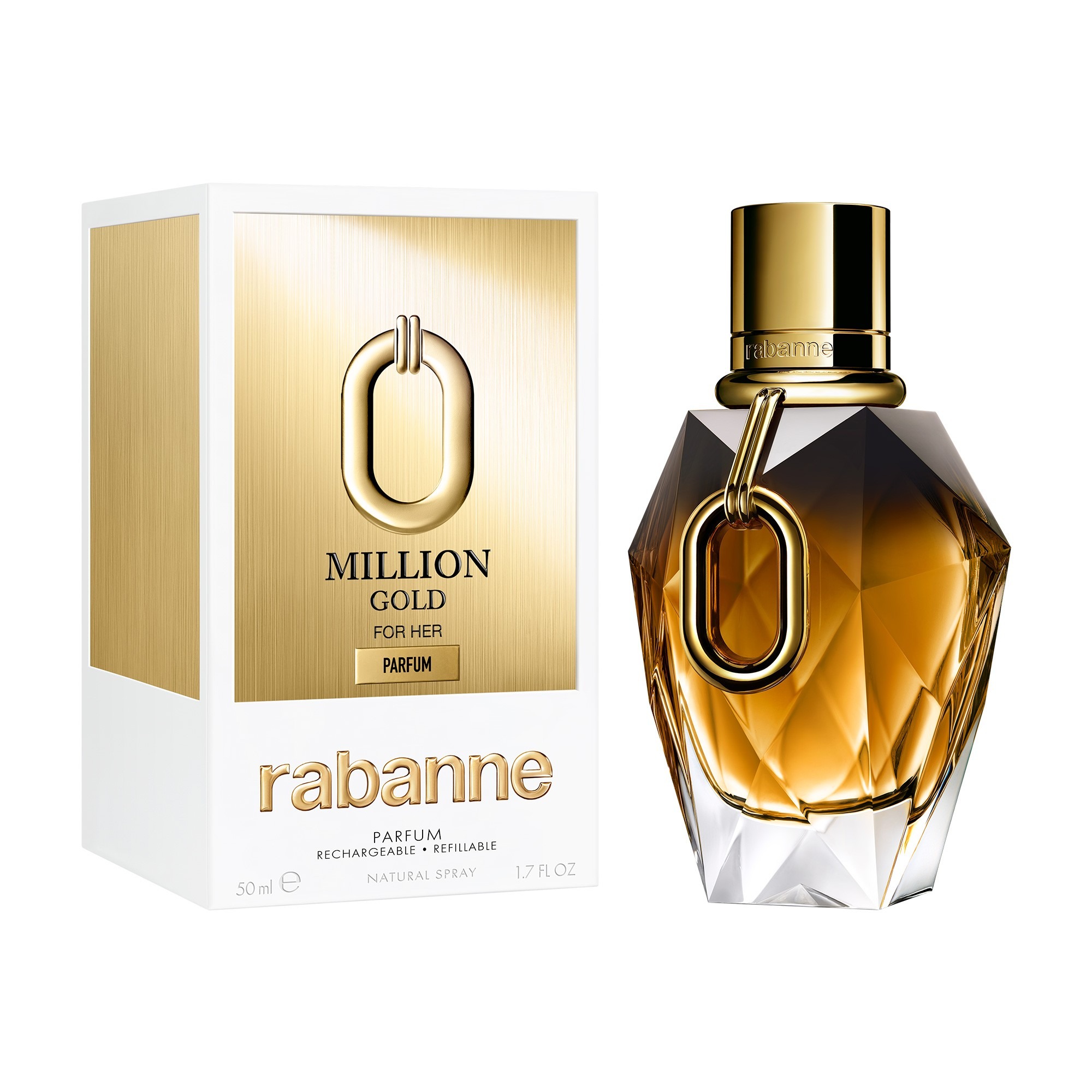 Ladies Million Gold Parfum 1.7 oz Fragrances 3349668645213