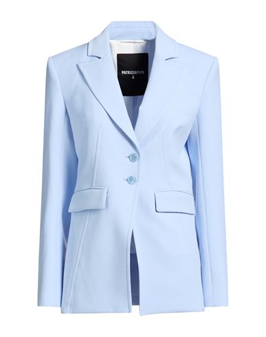 Woman Blazer Sky blue Size 4 Polyester, Elastane