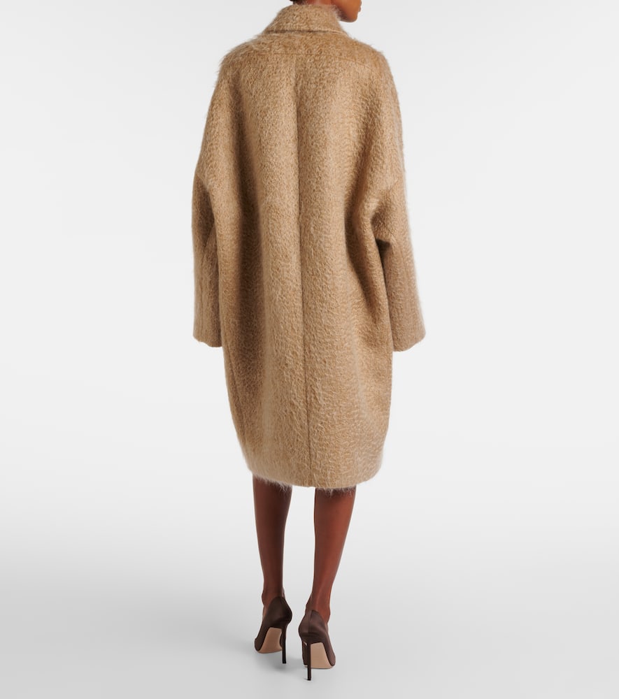 Alger wool and mohair-blend coat