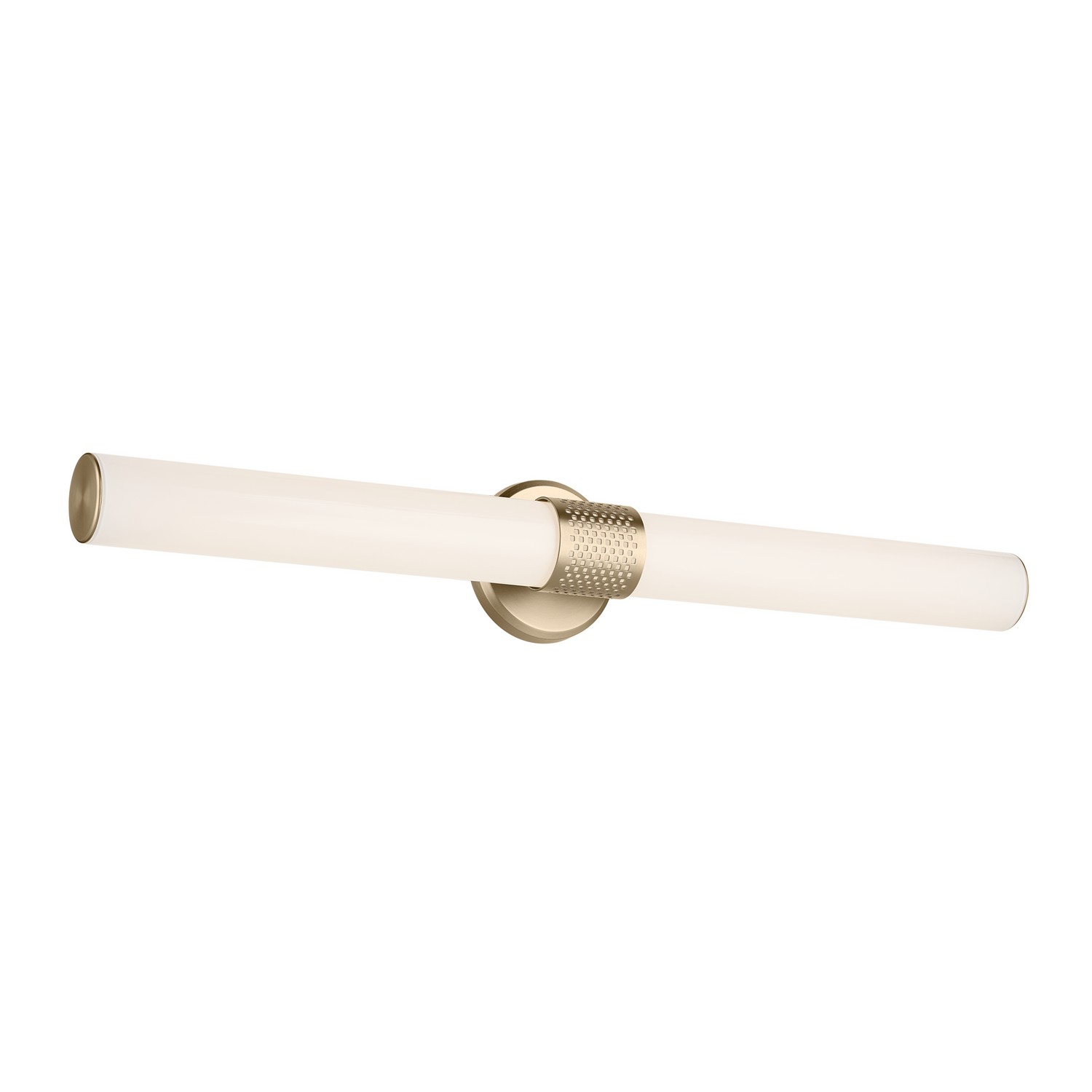Champagne Bronze LED Linear Bathroom Vanity Light from the Sashi Collection