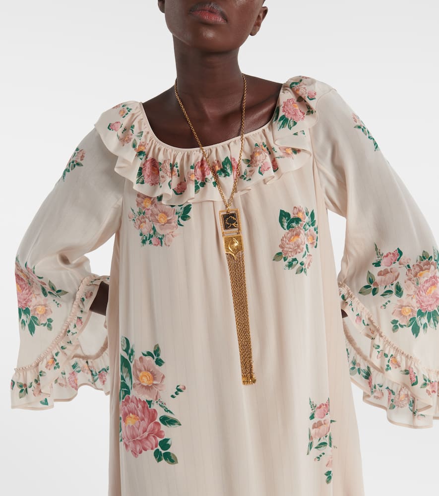 Chloé Floral silk crêpe de chine maxi dress