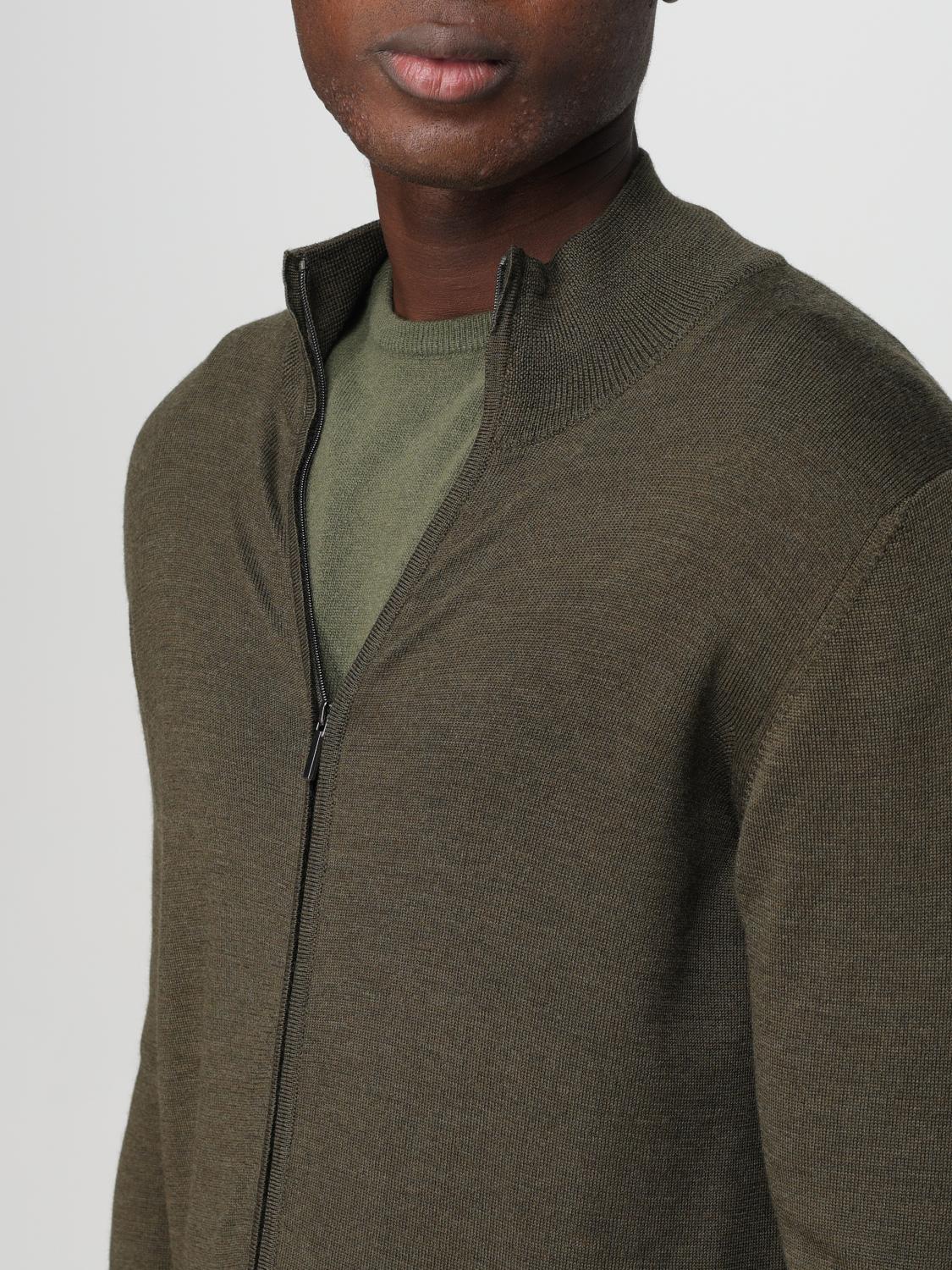 Cardigan Men color Military
