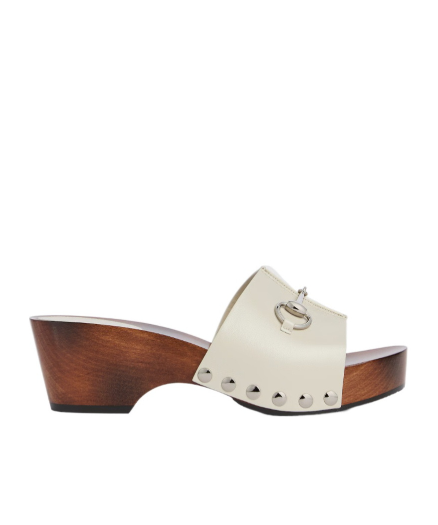 Women's platform clog with Horsebit