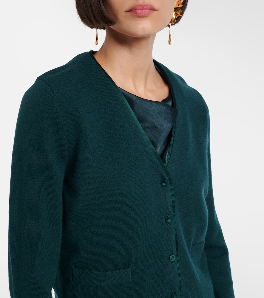 Wool and cashmere-blend cardigan