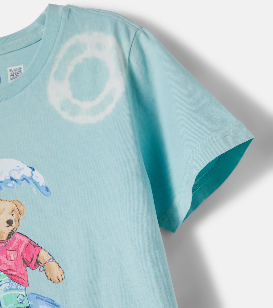 Polo Bear tie-dye cotton jersey T-shirt