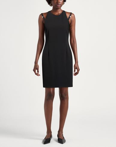 Woman Mini dress Black Size 6 Polyester, Elastane
