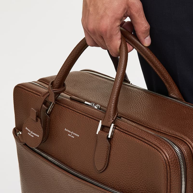 48 Hour Mount Street Travel Bag in Tobacco Pebble